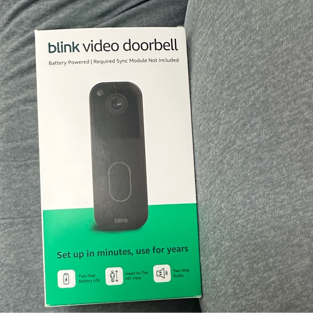 Blink Video Doorbell - Black